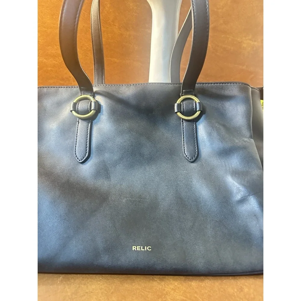 Relic by Fossil Shoulder Handbag Purse 2 Handles Med Large 13
